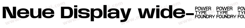 Neue Display wide字体转换